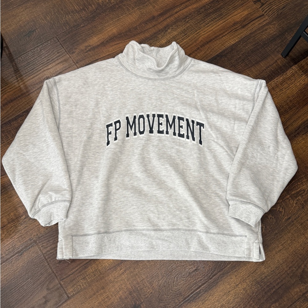 New FP Movement Victory Gray/Navy Pullover